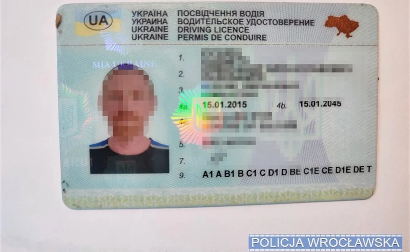 Pijany kierowca z Polski z ukraińskim prawem jazdy. Policjanci nie mogli uwierzyć