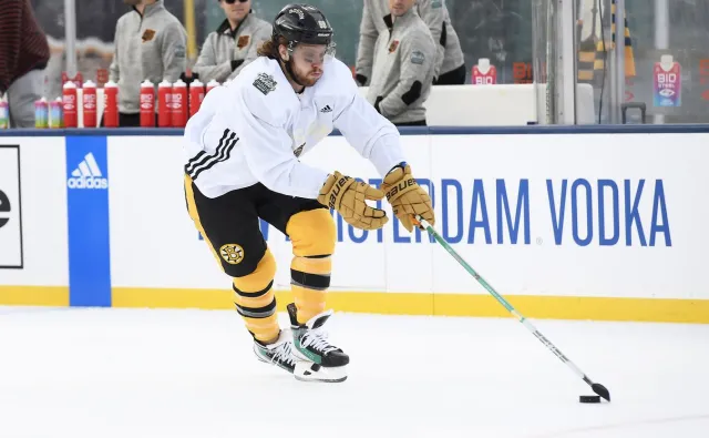 Liga NHL. Hat-tricki Davida Pastrnaka i Kyle'a Connora