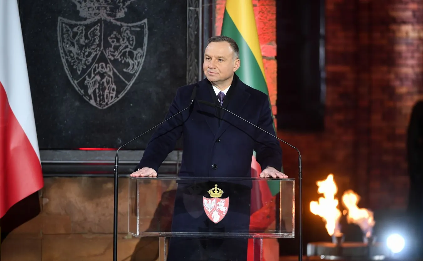 Prezydent Duda: Polacy, Litwini, Białorusini i Ukraińcy walczyli o zrzucenie rosyjskich kajdan