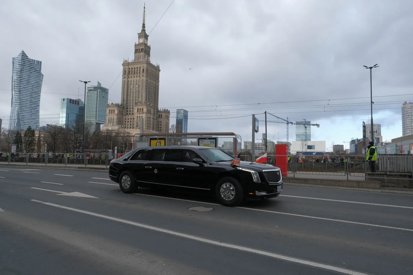 Bestia prezydenta USA, Cadillac One w Warszawie, Joe Biden w Polsce