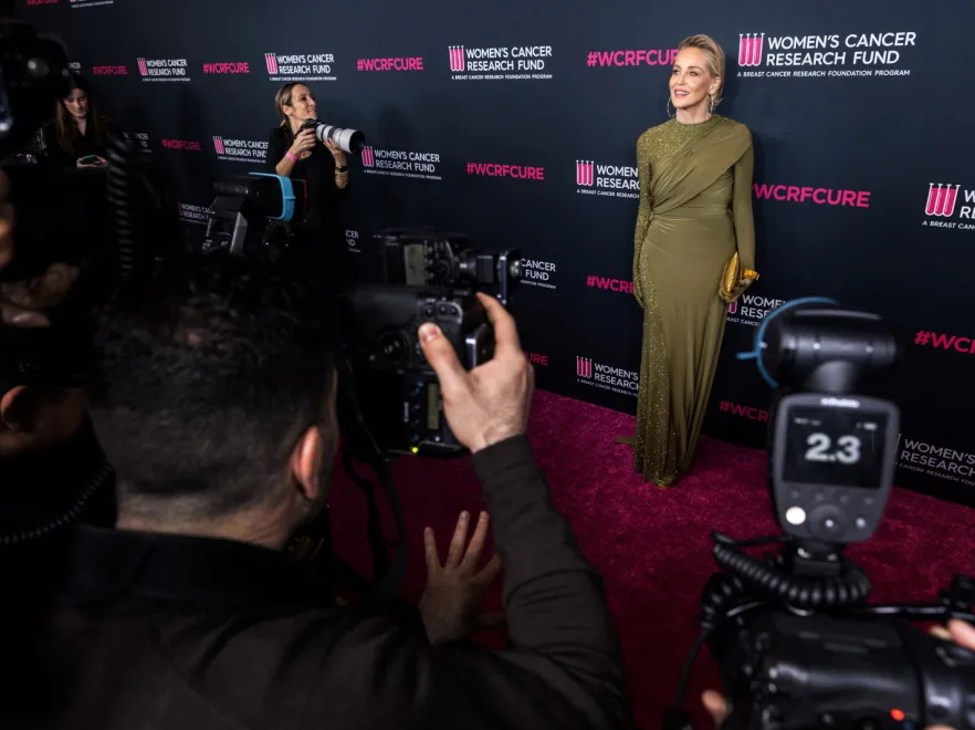 "Pokazuje, że można być ubranym i rozpalać". 65-letnia Sharon Stone zachwyciła na gali charytatywnej [FOTO]