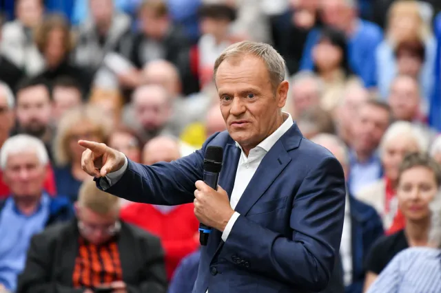 Donald Tusk w Słupsku: Mateusz, ale z ciebie bambik!