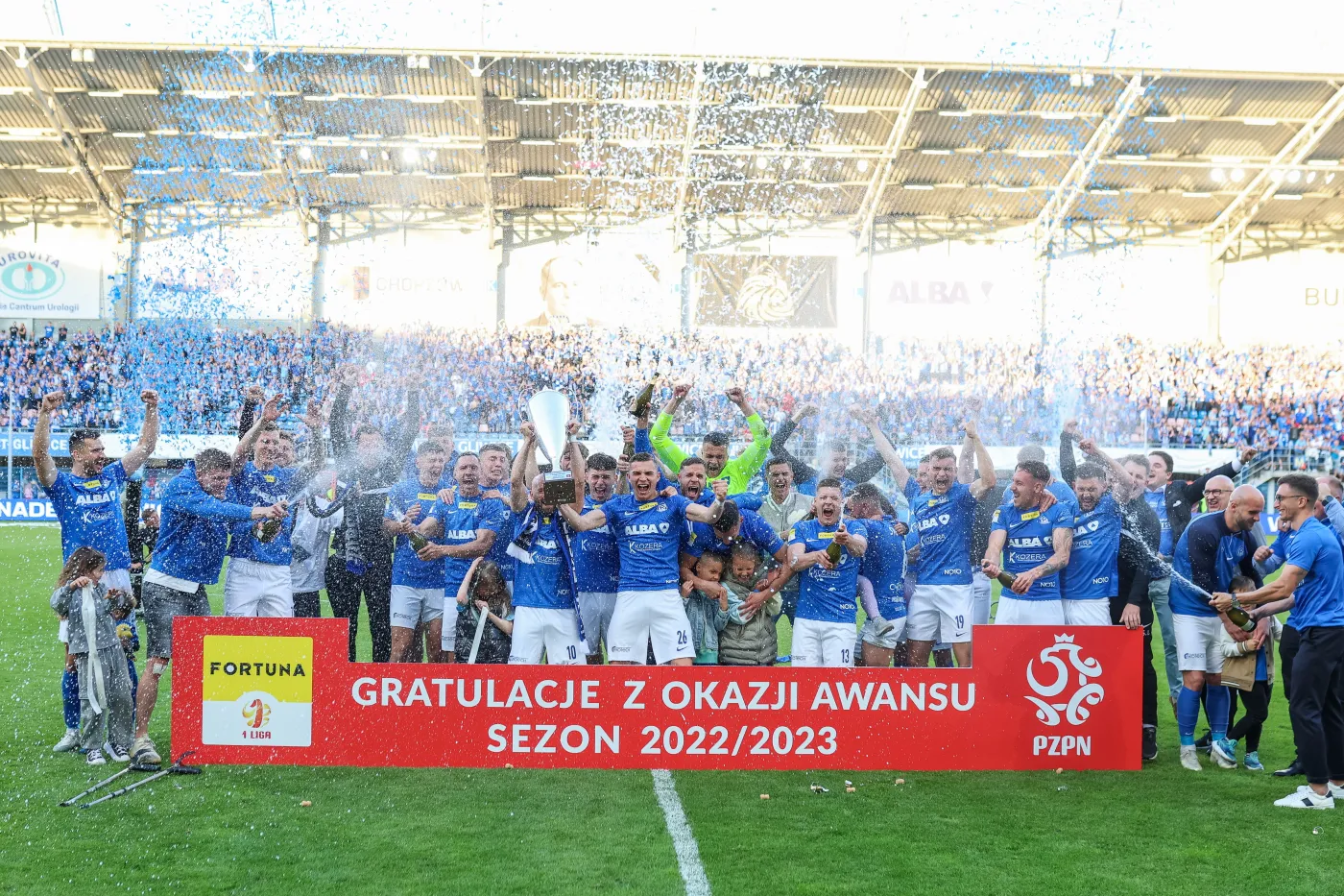 Ruch Chorzów wywalczył awans. "Niebiescy" wrócili do Ekstraklasy