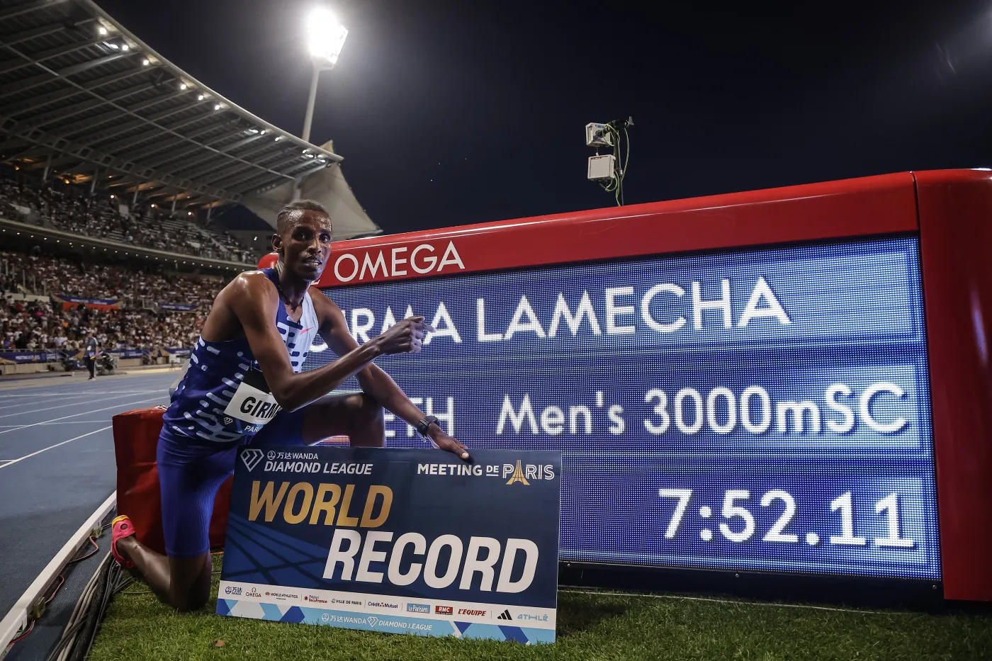 Lamecha Girma rekordzistą świata w biegu na 3000 m z przeszkodami