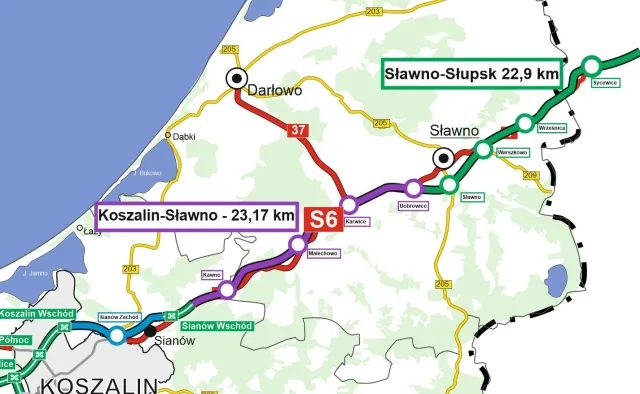 Droga S6 z problemami. Wykonawca zrezygnował