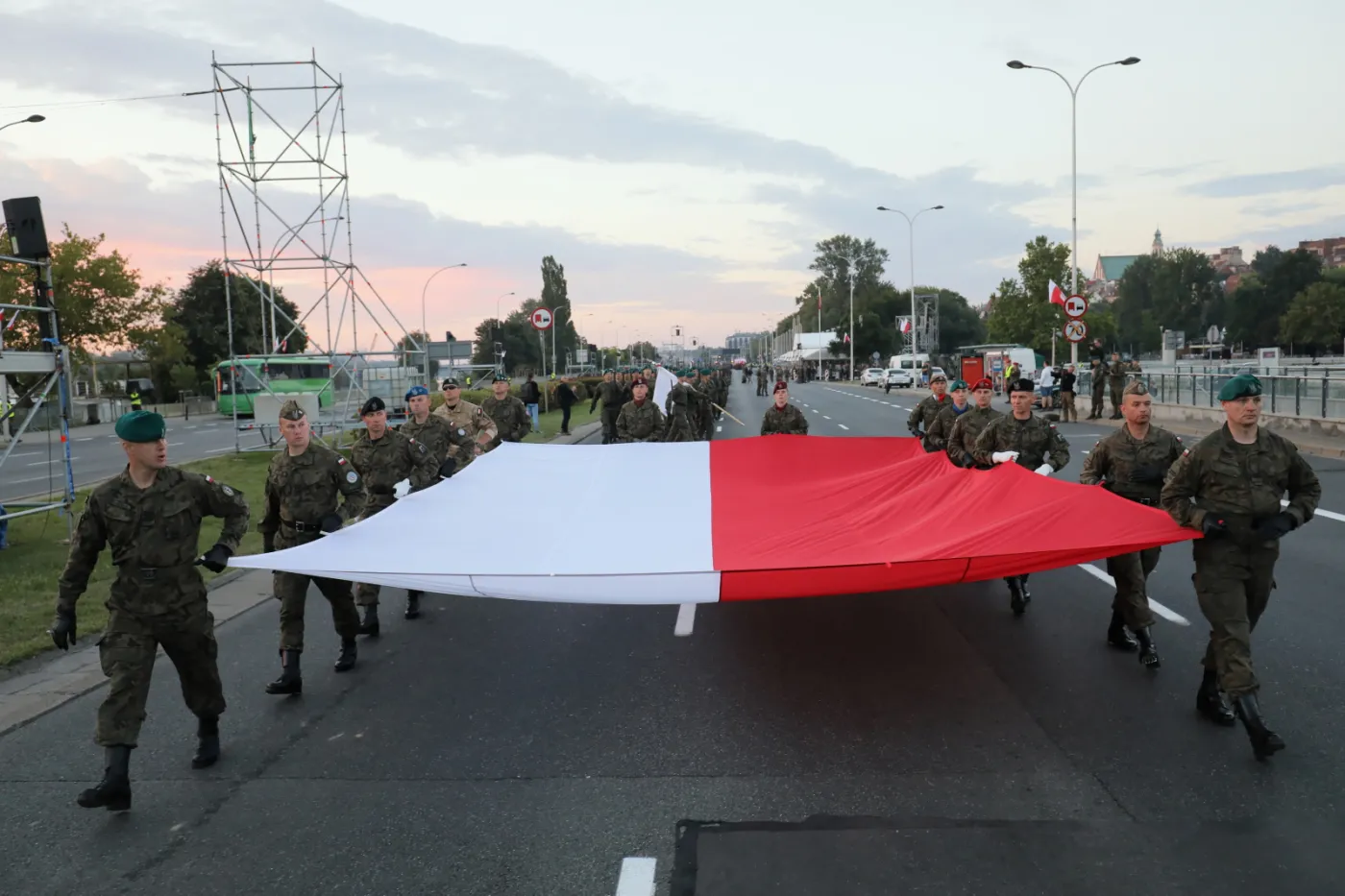 uczestnicy próby