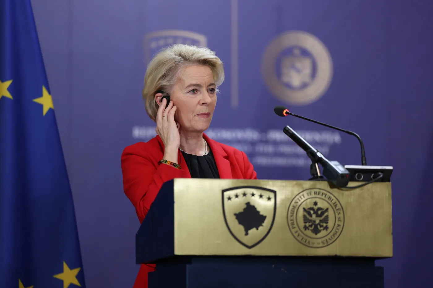 European Commission President Ursula von der Leyen visits Kosovo