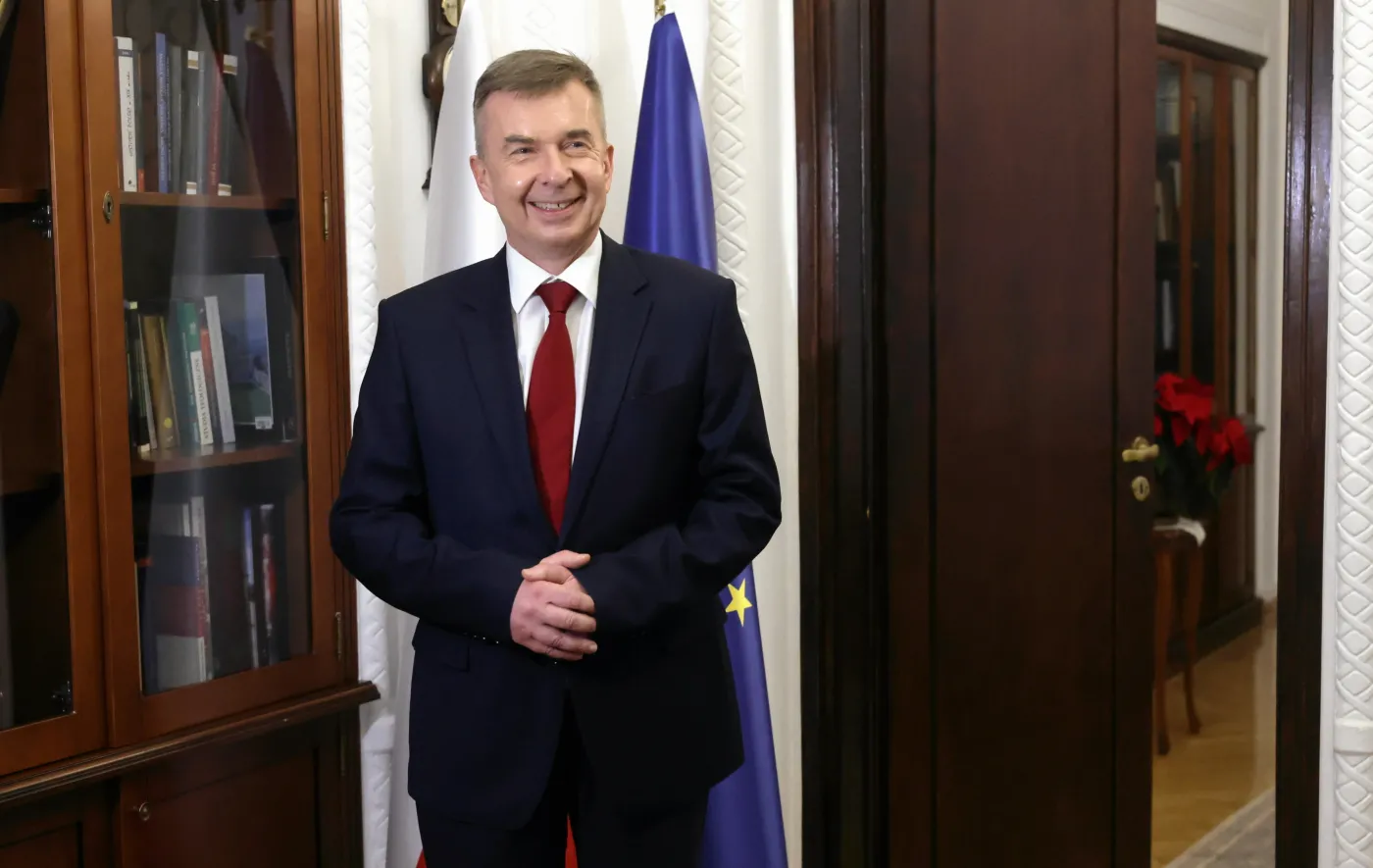 Minister nauki Dariusz Wieczorek