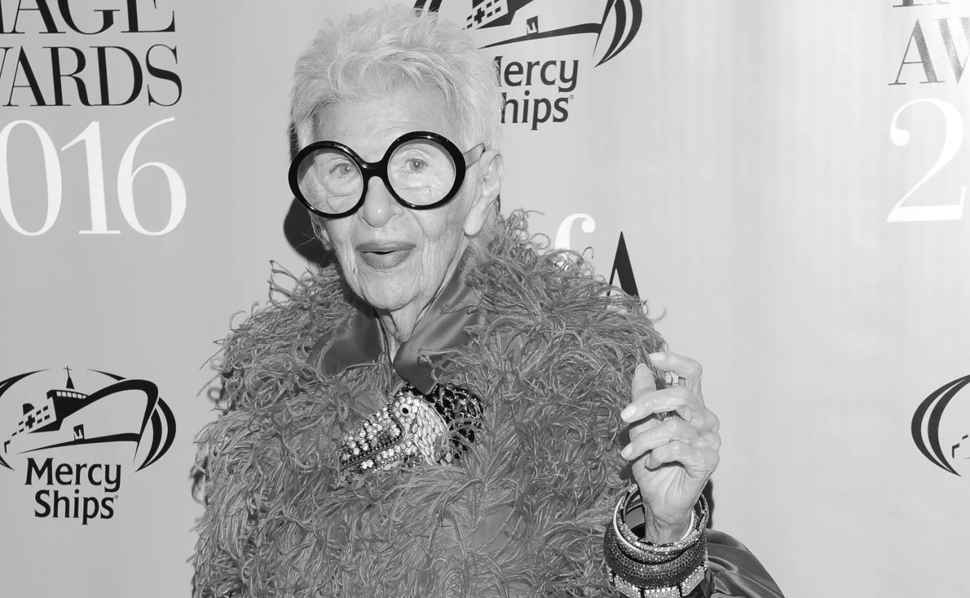 Iris Apfel nie żyje. Ikona mody miała 102 lata