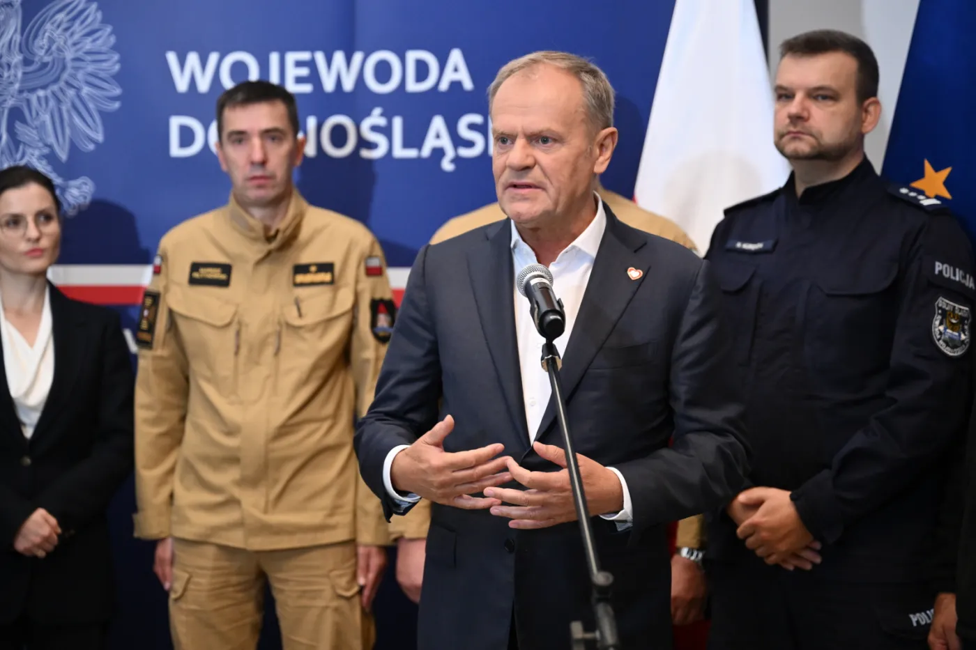 Powtórka z powodzi tysiąclecia? Tusk we Wrocławiu: Nie ma powodu do paniki