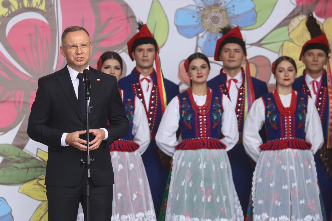 Prezydent na dożynkach. Jest apel do ministra ws. rolników i powodzi