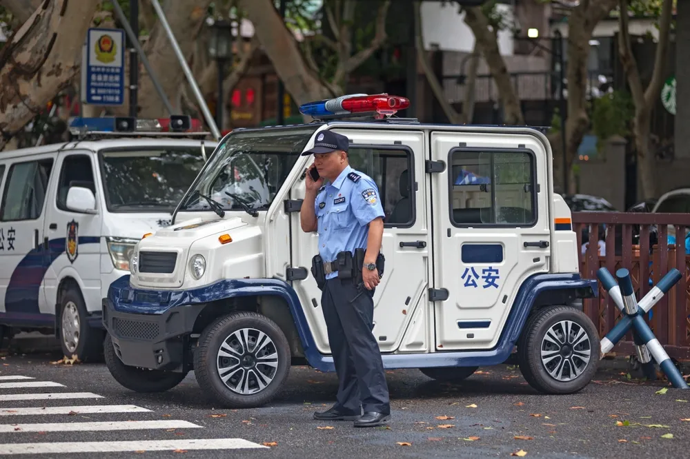 Chiny, policja
