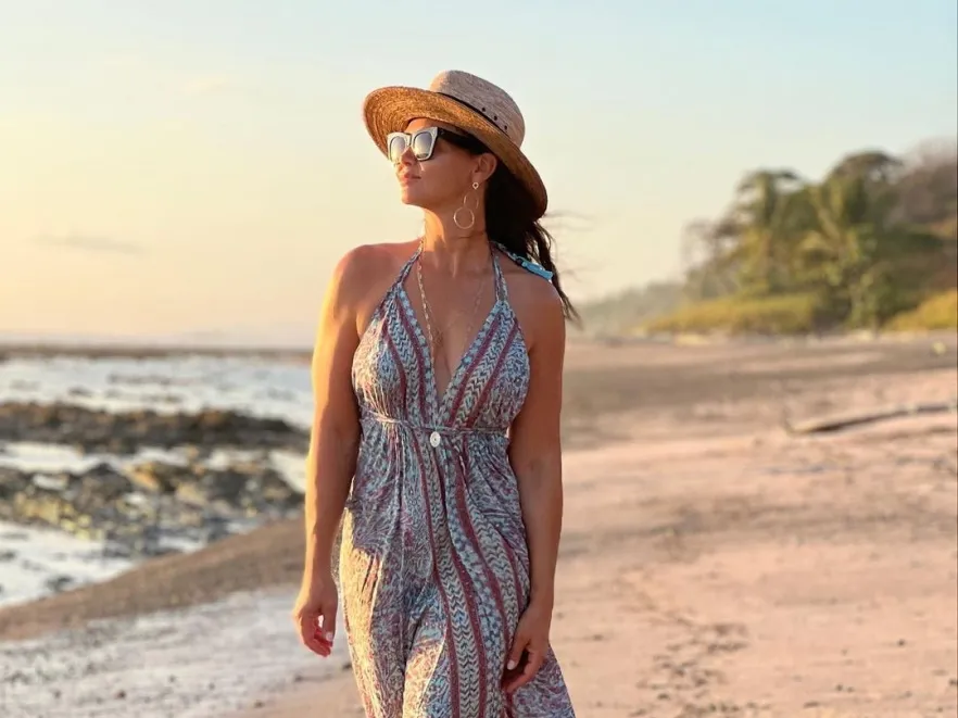 "Kreacja wywarła na nim wrażenie" Kinga Rusin pokazała, jak świętowała z partnerem work-life balance [FOTO]