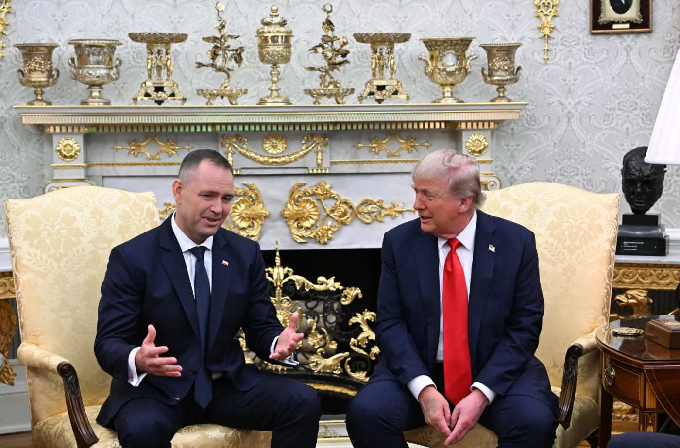 Trump pokazał nagranie. 67 sekund ze spotkania z Nawrockim