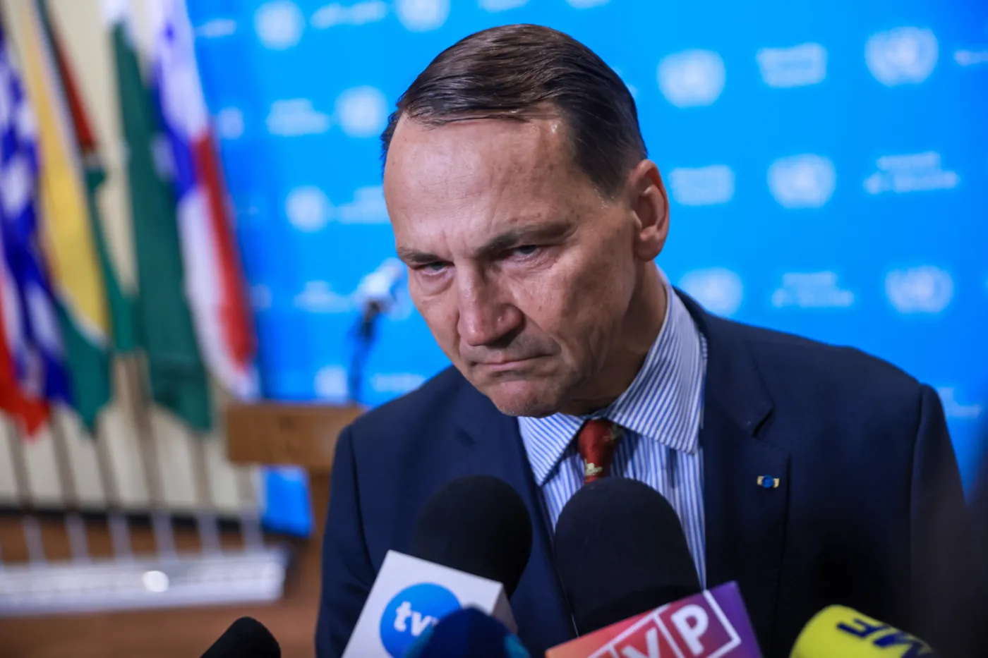 Sikorski w ONZ. Tak odpowiedział na pytanie amerykańskiej dziennikarki