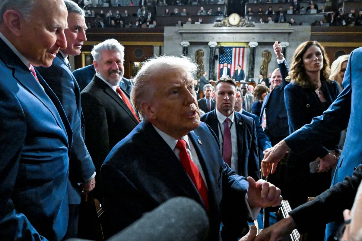 Śmiech podczas orędzia Trumpa. "To was śmieszy? Chorzy ludzie"
