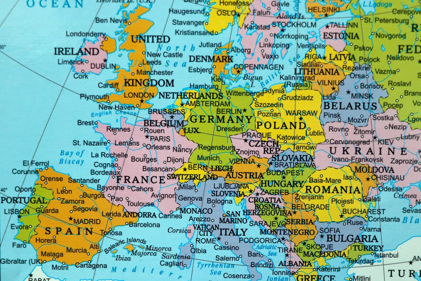 EUROPA, MAPA