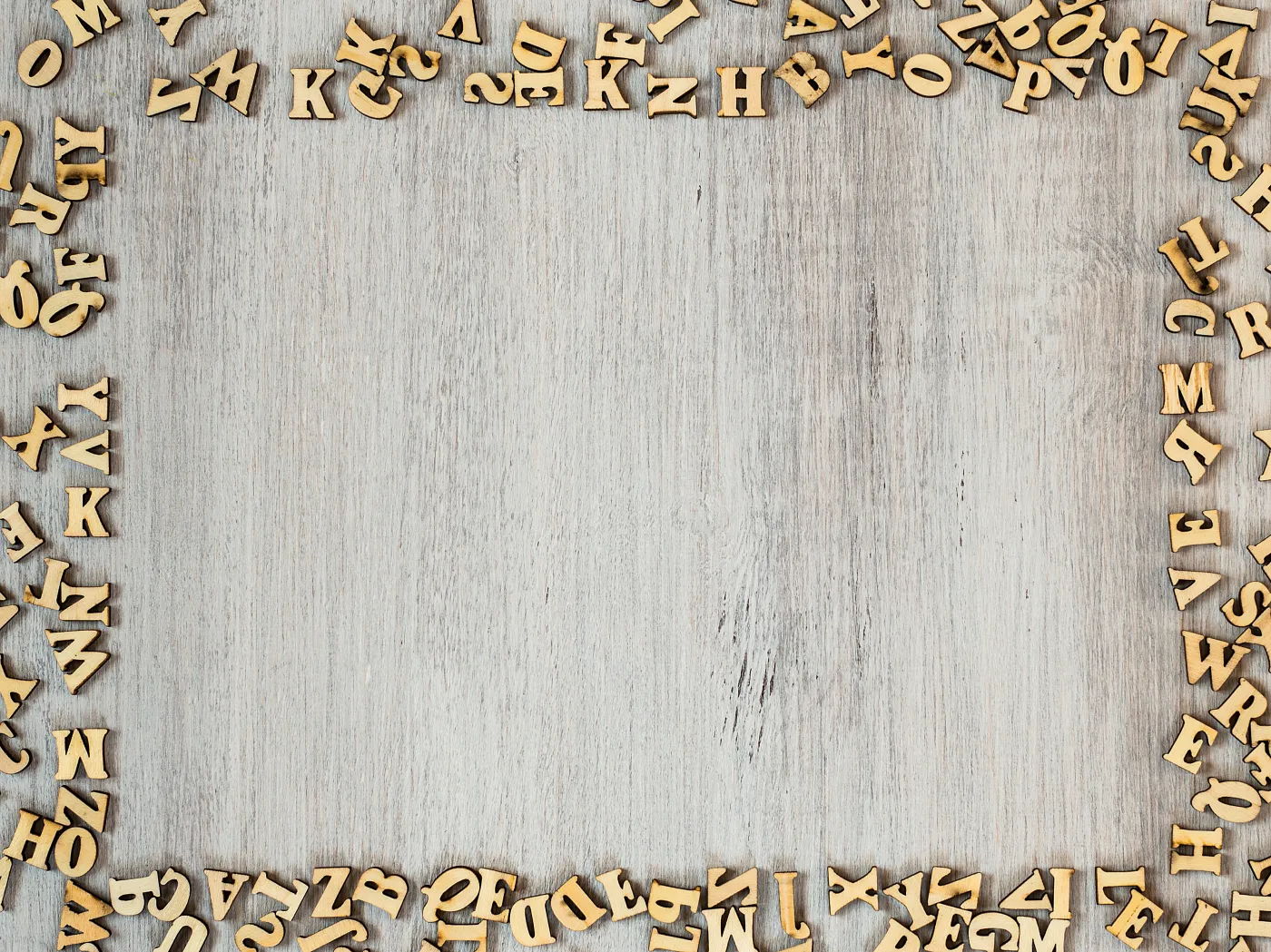 Wooden,Letters,On,The,Table,,Alphabet,,Space,For,Text