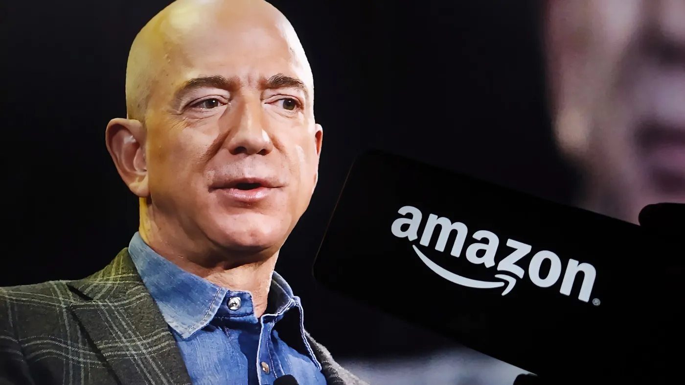 Jeff,Bezos,,The,Founder,Of,Amazon,,Speaking,At,A,Conference