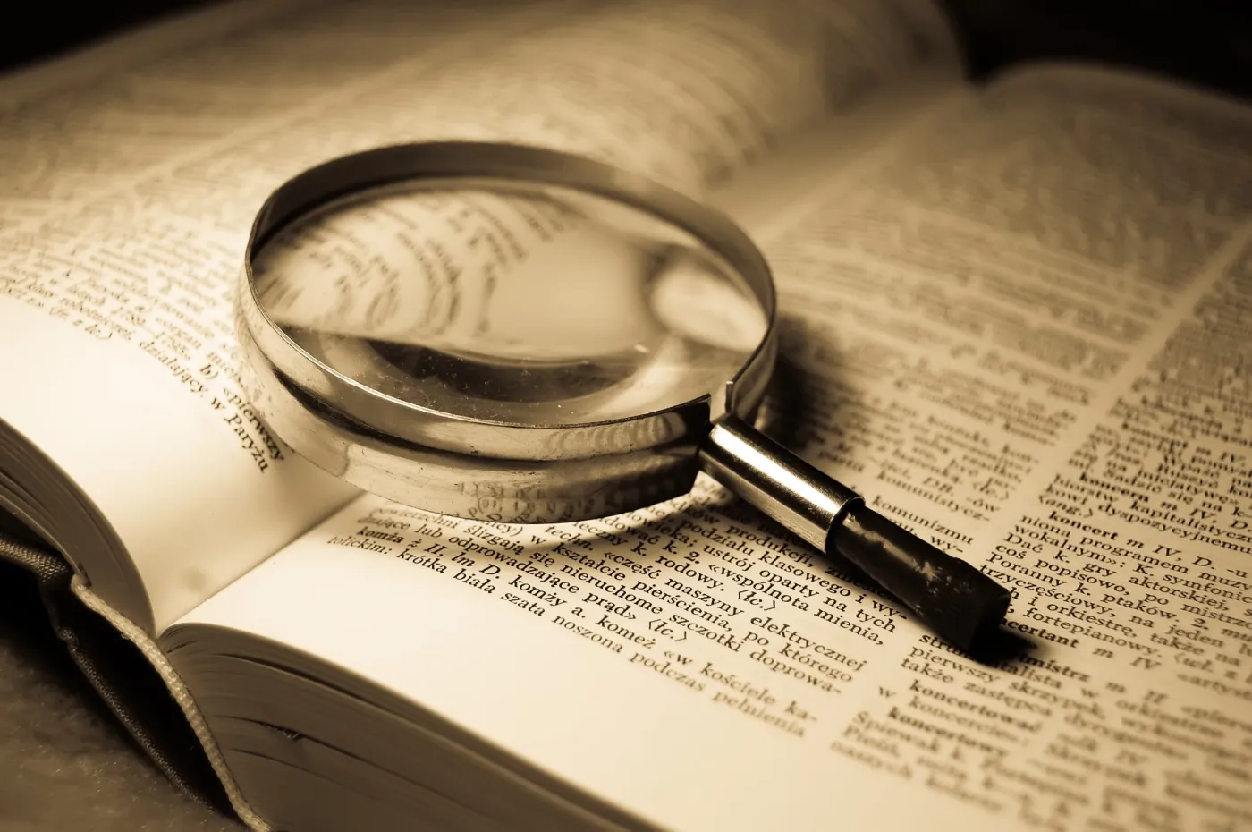 Book,And,Glass,Loupe