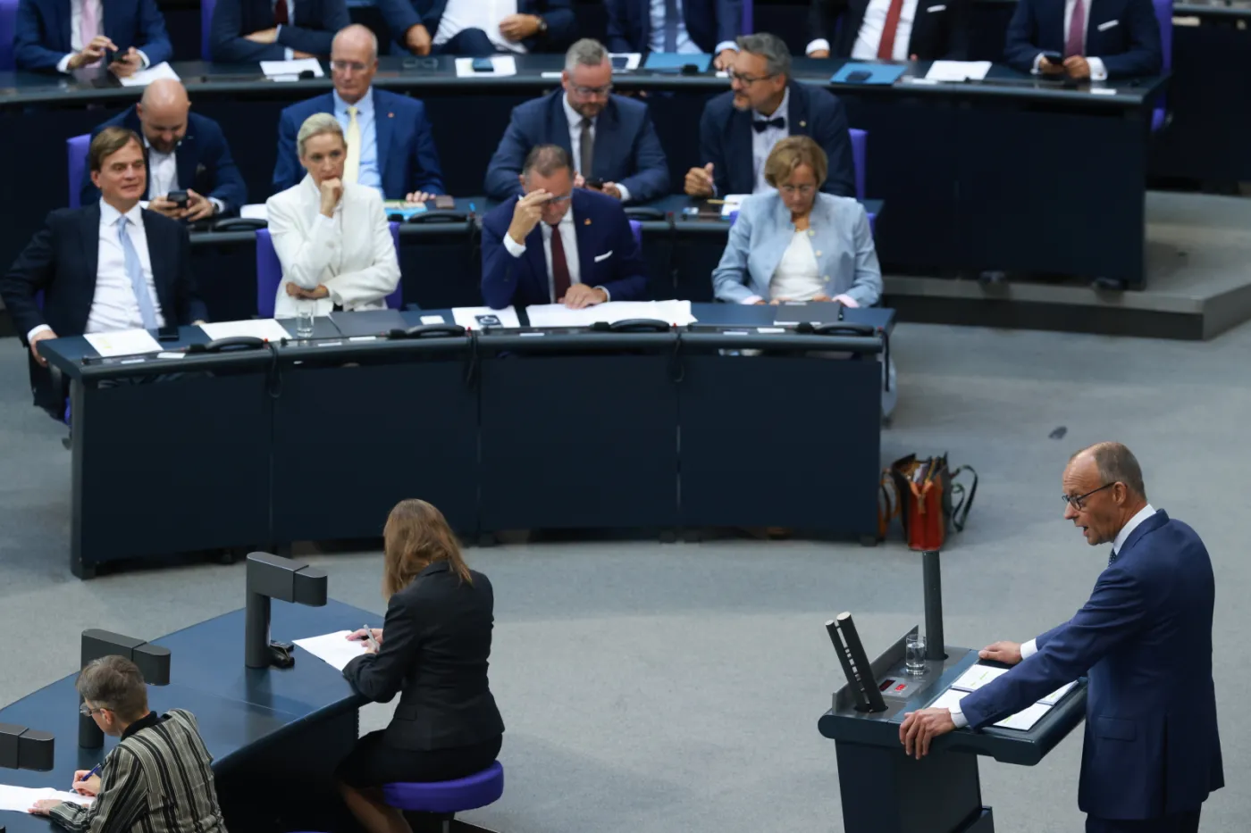Budget debate at German parliament