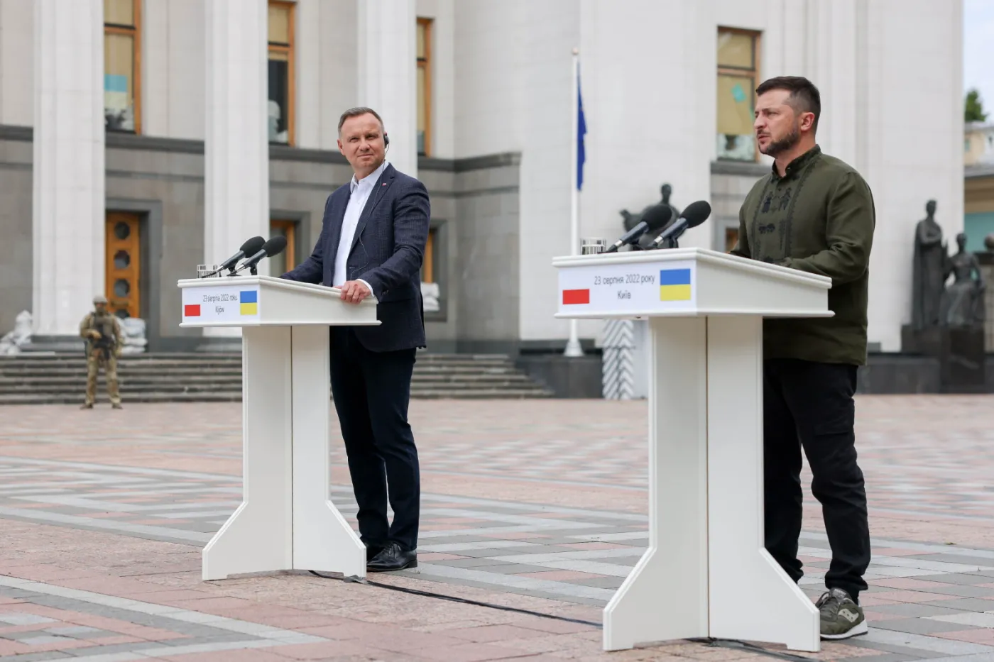 Duda w Kijowie: Ukraina musi wrócić do sytuacji sprzed rosyjskiej inwazji