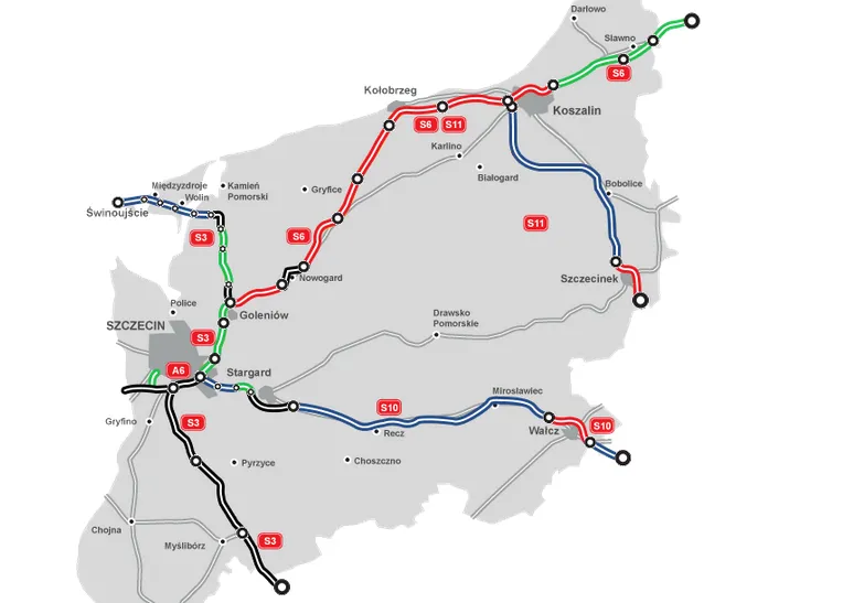 To najdłuższy plac budowy w Polsce. Rusza budowa odcinka S6 Goleniów–Koszalin