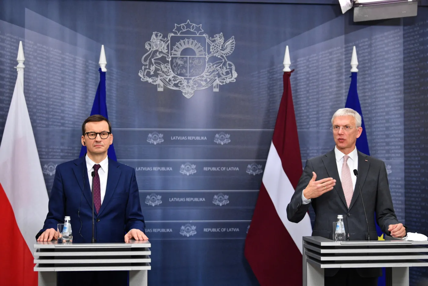 Premier Łotwy: Przez kryzys na granicy z Białorusią Europa bardziej się zjednoczyła