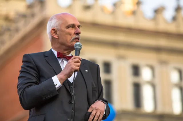 Dziambor: Konfederacja strzela do Janusza Korwin-Mikkego, robiąc z niego kozła ofiarnego
