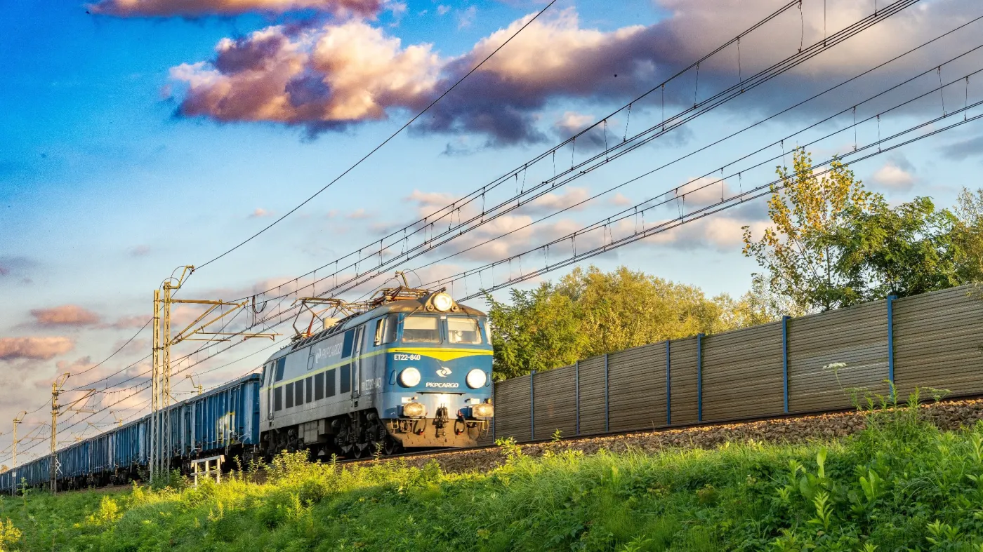 Zabierzów,,Poland,-,September,19,,2025:,Pkp,Cargo,Train