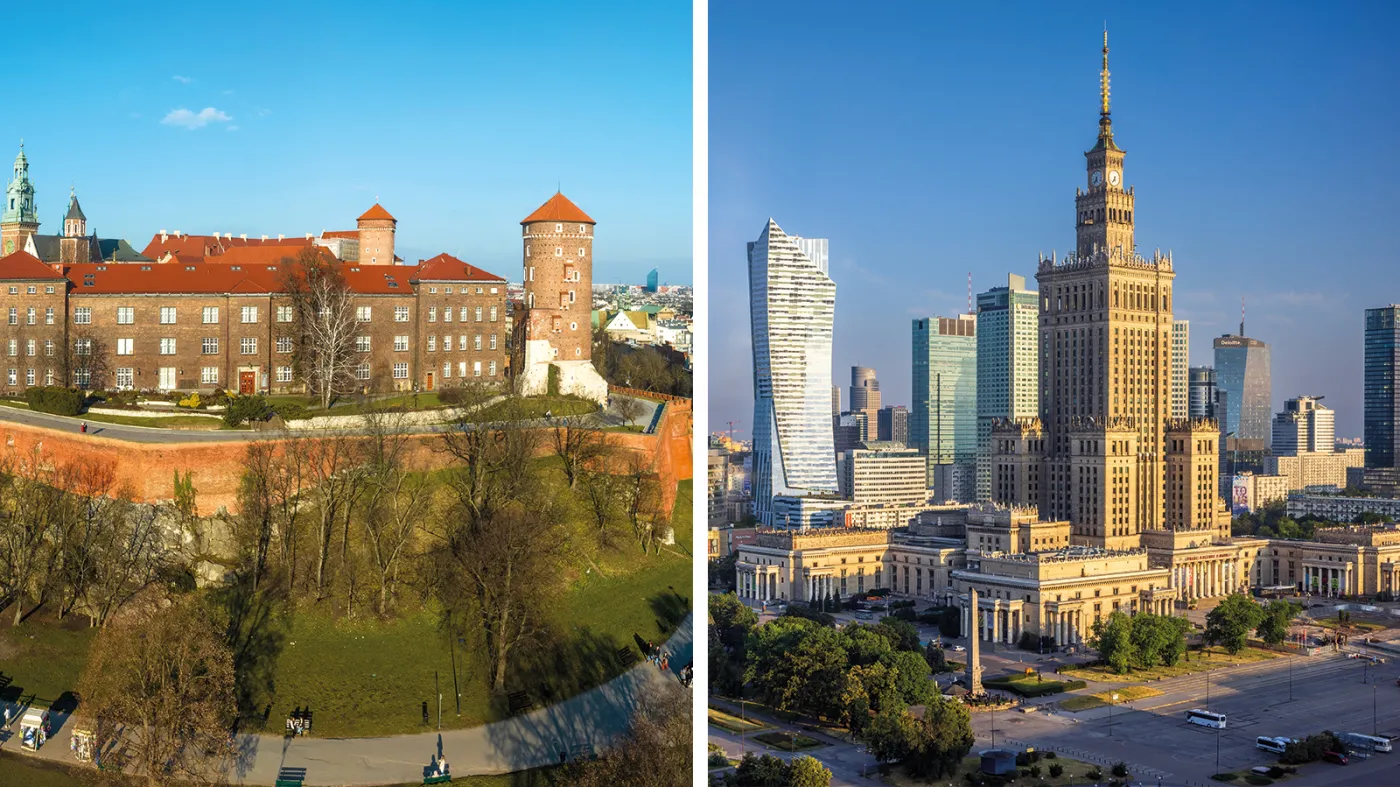 Kraków, Warszawa