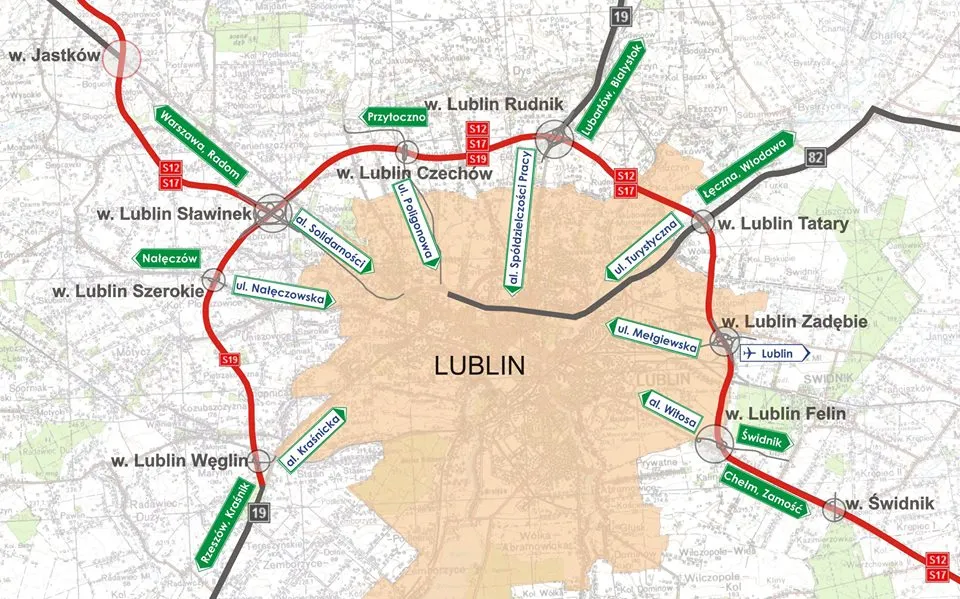 Obwodnica Lublina: fragment Via Carpatia pozwoli ominąć miasto od zachodu