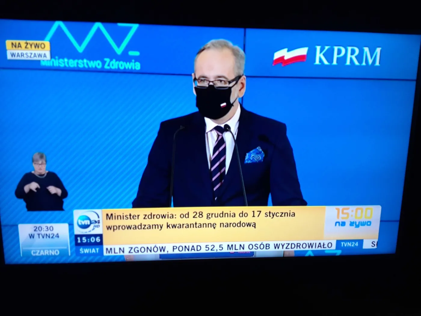 Kwarantanna narodowa: W sylwestra godzina policyjna, zamknięte stoki