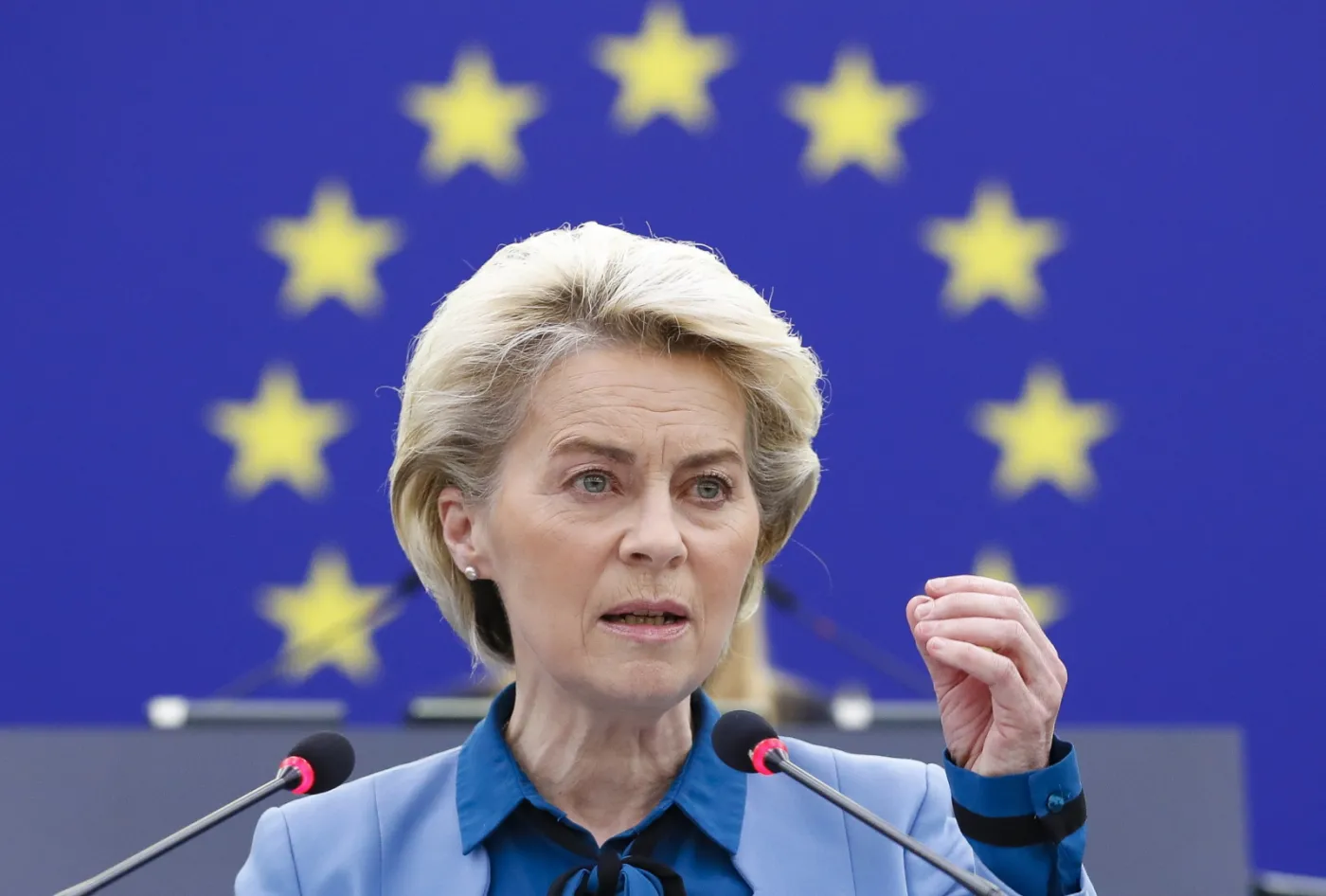 Von der Leyen przed spotkaniem UE ws. Ukrainy: Rosja kontynuuje gromadzenie wojsk