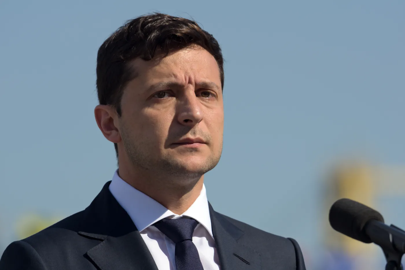 Zełenski po rozmowie z Macronem: Żądam natychmiastowego zawieszenia broni