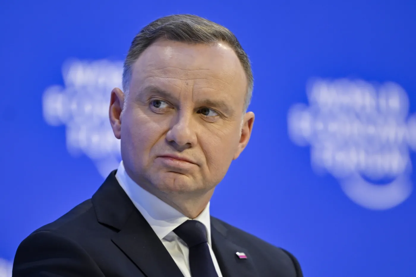 Prezydent Duda w Davos: Polska i Litwa będą zabiegać, by NATO udzieliło Ukrainie gwarancji bezpieczeństwa