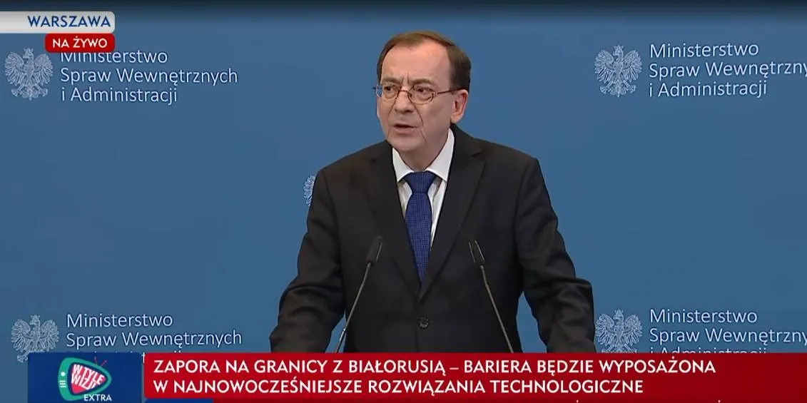 Jak będzie wyglądała zapora na granicy z Białorusią. Kamiński ujawnił szczegóły