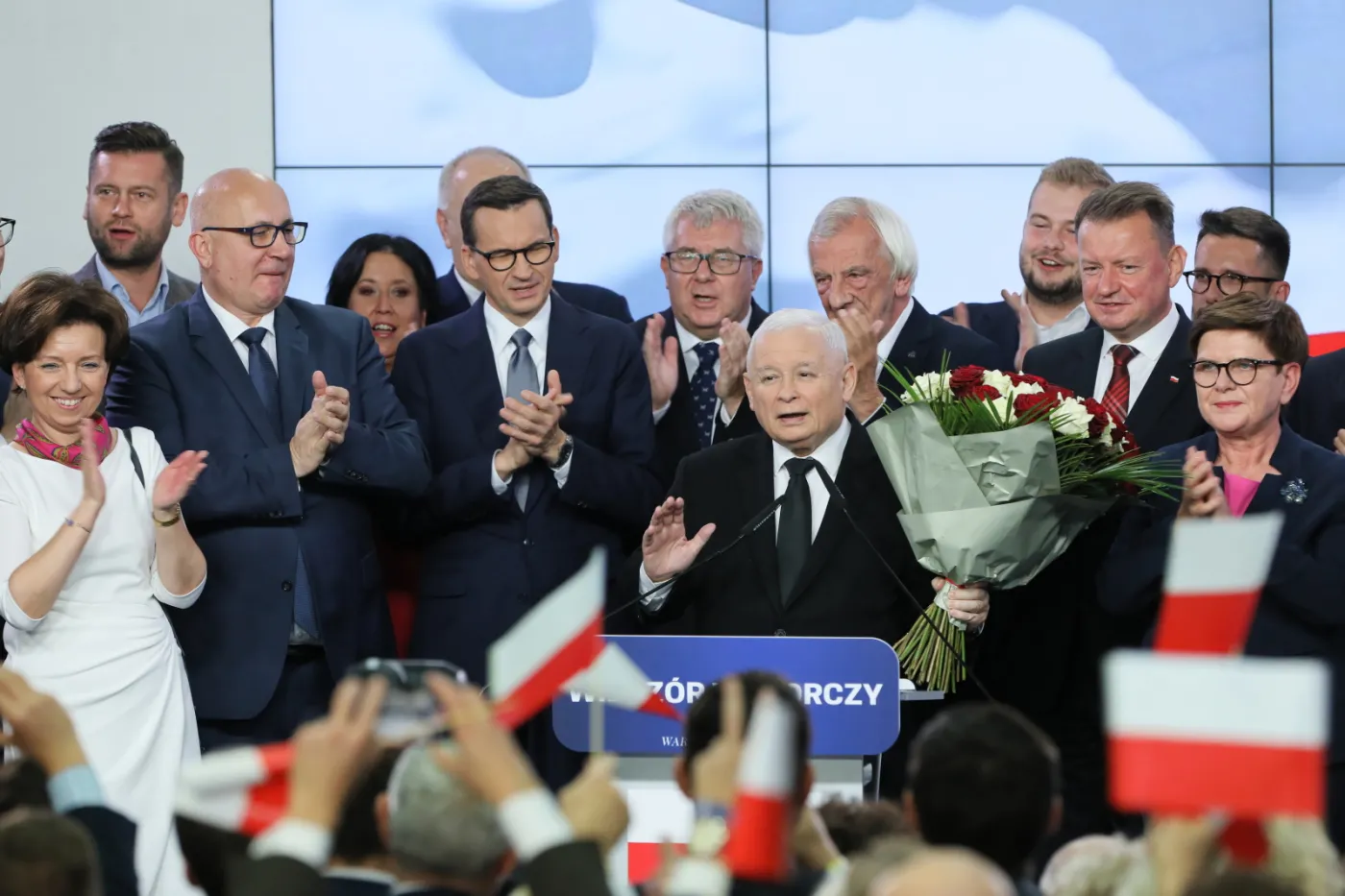 Wyniki wyborów exit poll. Kaczyński: To jest wielki sukces