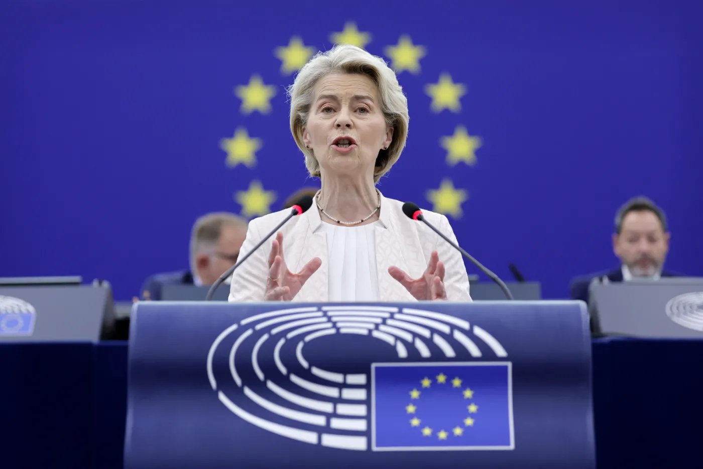 "Skończymy z uzależnieniem od rosyjskich surowców". Von der Leyen przedstawiła swój program