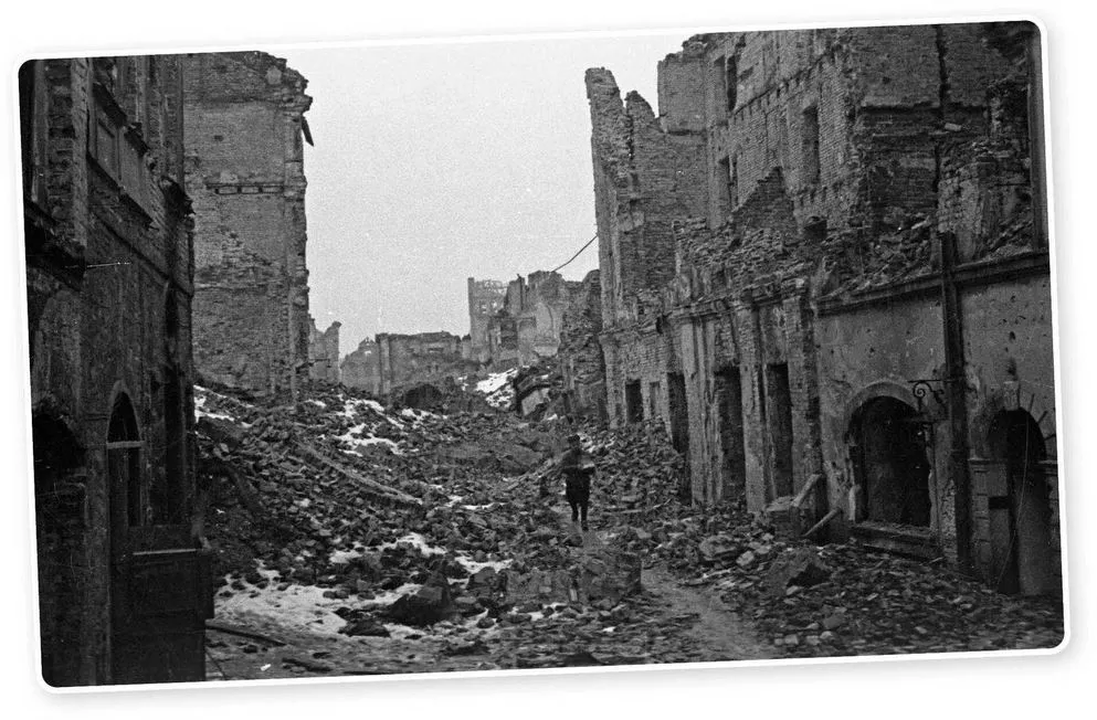 Fotoreportaż ze zniszczonego miasta