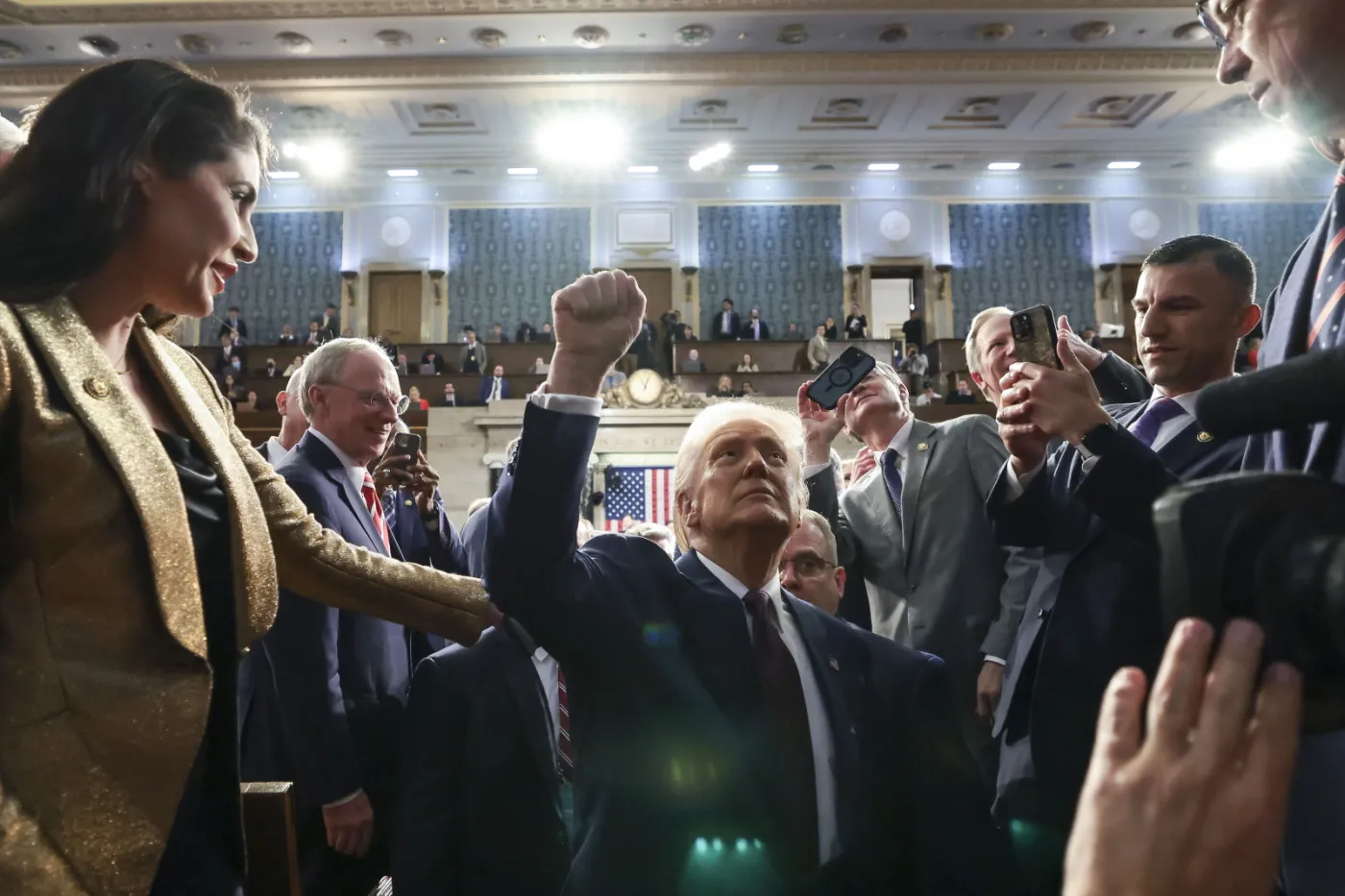 Triumfujący Trump o pokoju w Ukrainie i... zatknięciu flagi na Marsie