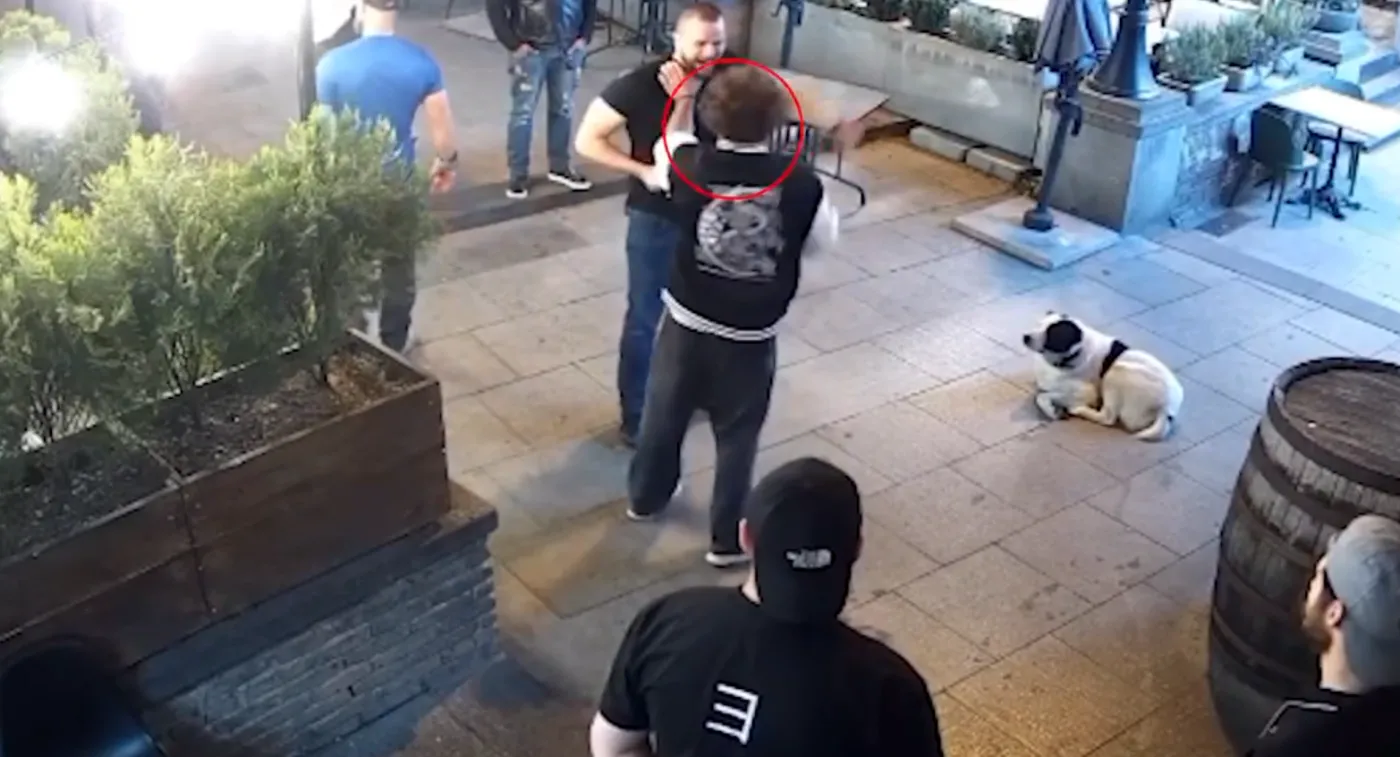 Atak nożem na polskich funkcjonariuszy Straży Granicznej w Gruzji. Jest nagranie