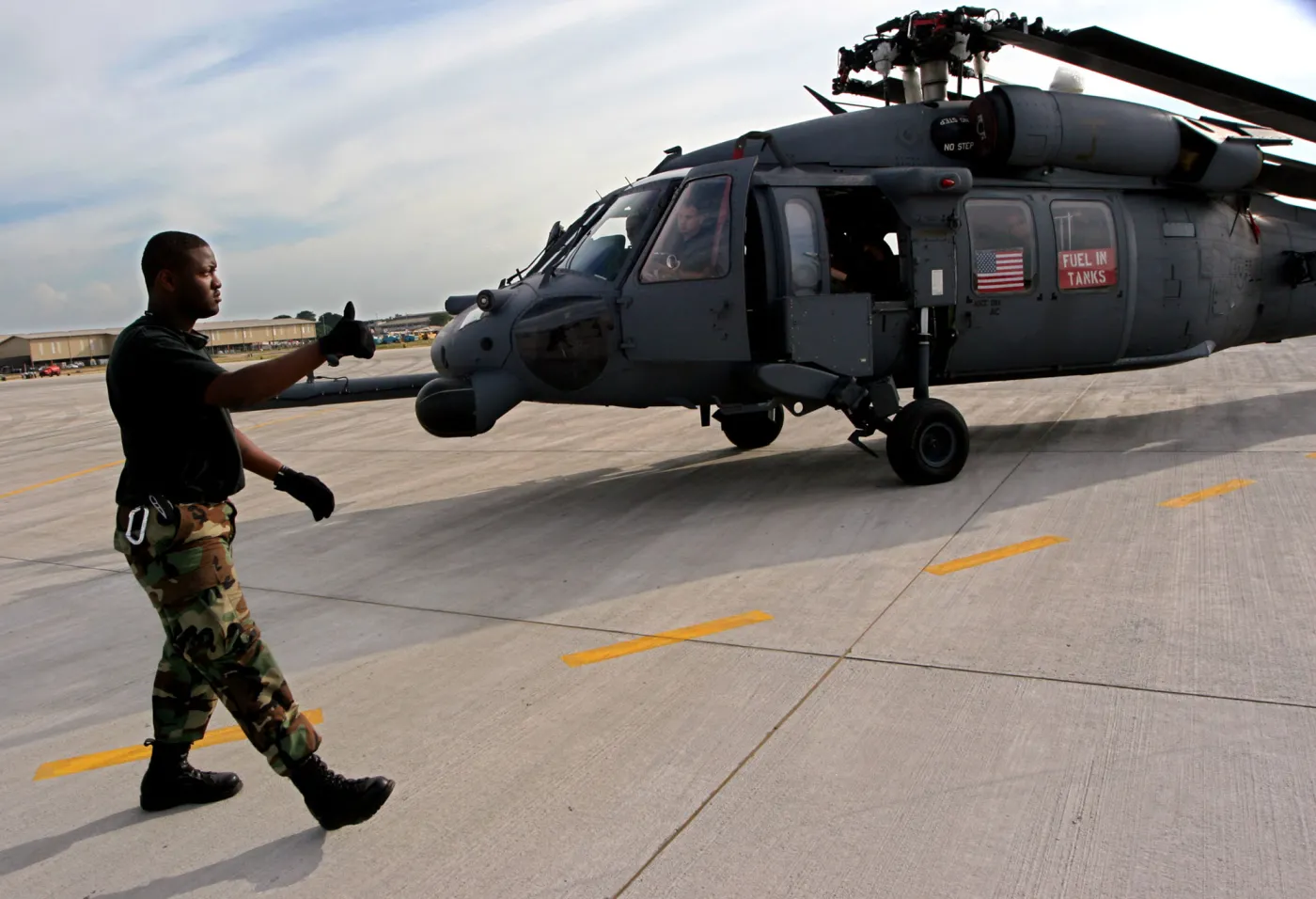 Śmigłowiec Black Hawk na wyposażeniu amerykańskiej armii. 