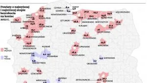 W niektórych regionach kraju na jedną ofertę pracy przypada kilka tysięcy bezrobotnych