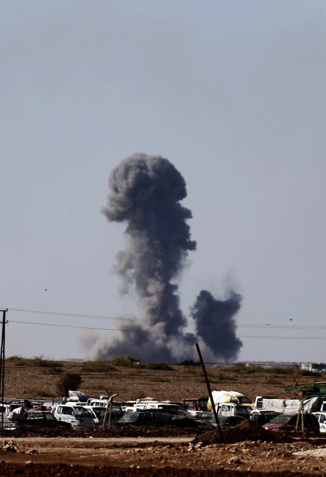 walki w Syrii o Kobane