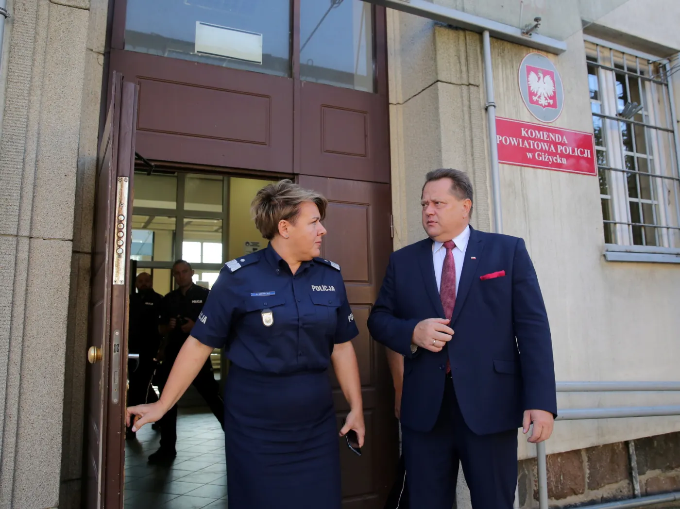 Wiceminister Zieliński pogratulował policjantom z Giżycka: Wykazali się pełnym profesjonalizmem