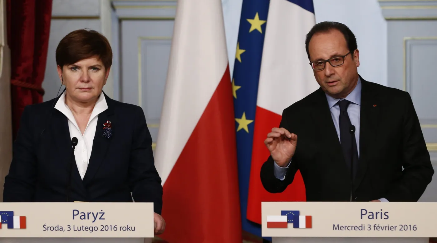 Paryż: Beata Szydło spotkała się z prezydentem Francji. Głównym tematem bezpieczeństwo