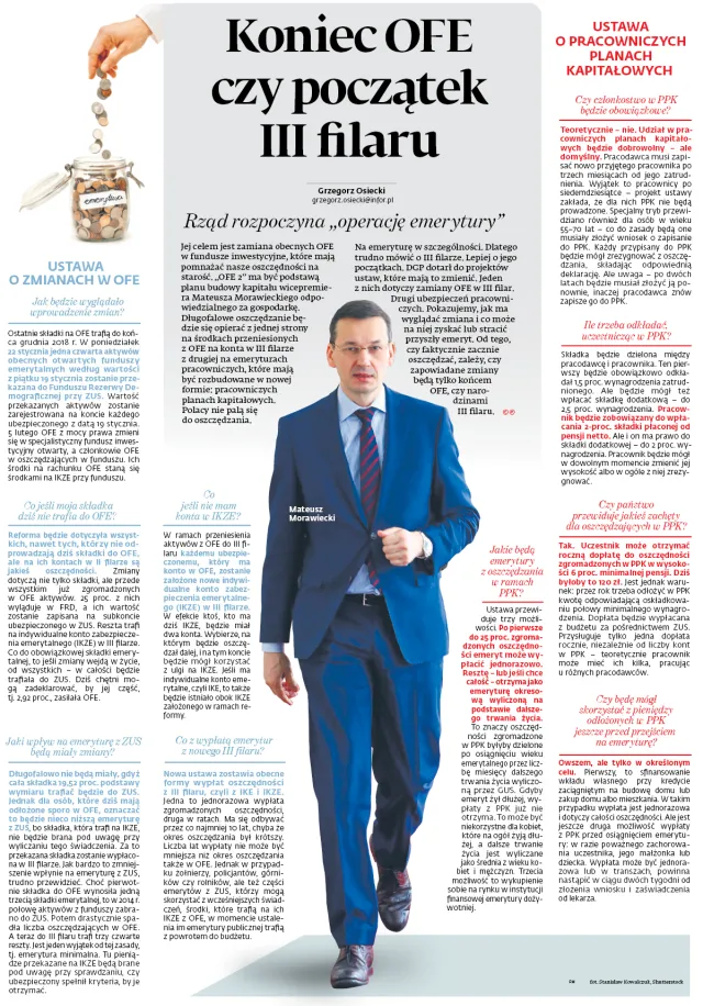 Rząd rozpoczyna "operację emerytury": Koniec OFE czy początek III filaru