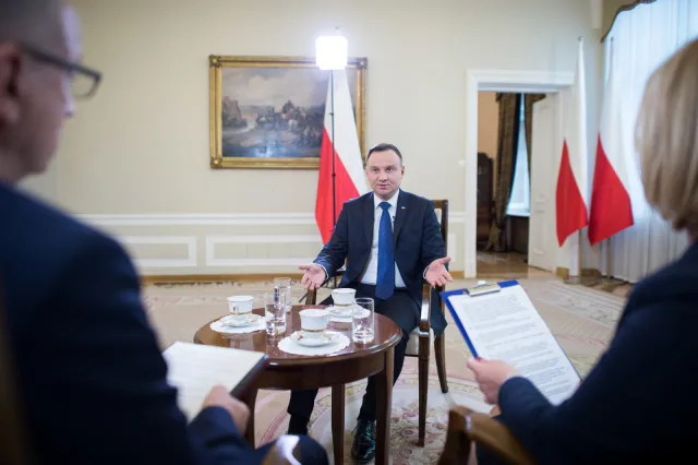 Prezydent: Trump w Warszawie wygłasza wystąpienie nie tylko dla Polski, ale dla całego świata