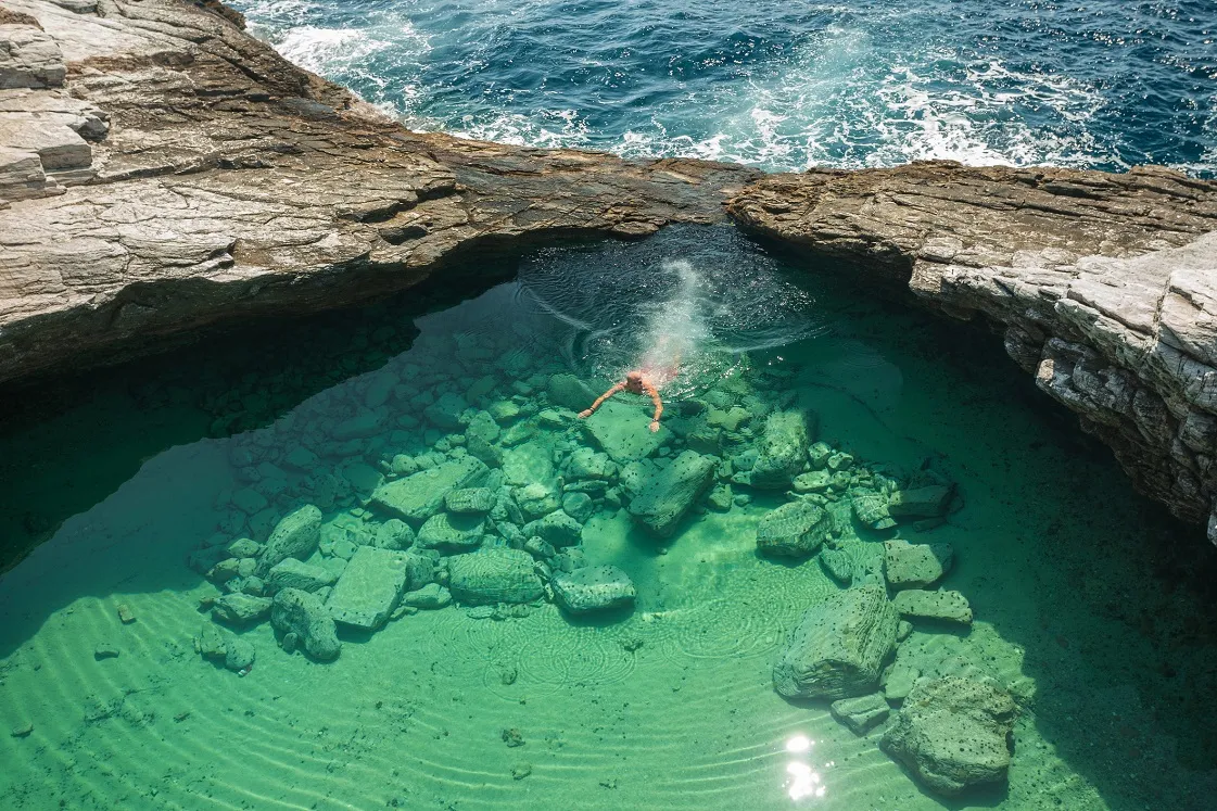 Thassos, Laguna Giola